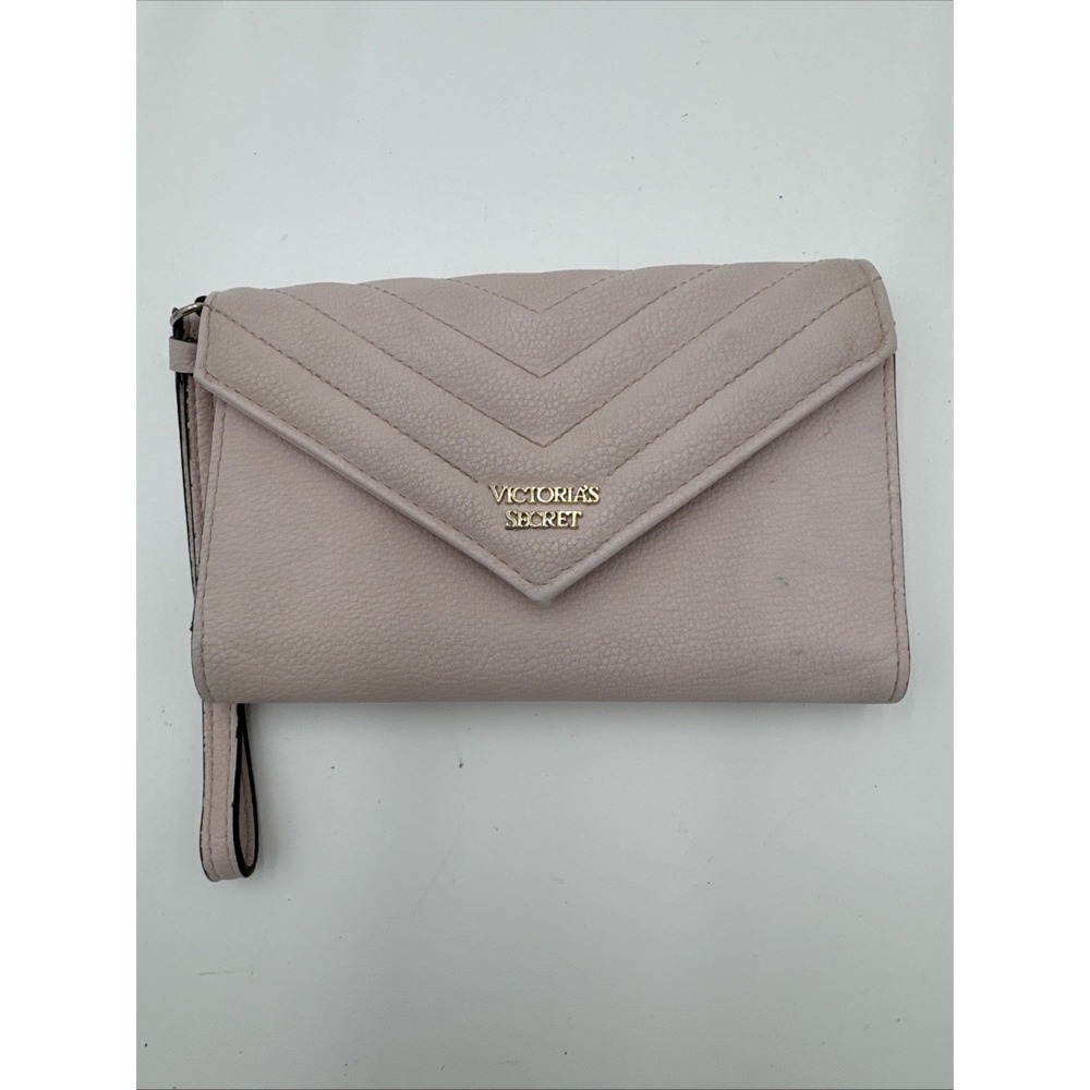 Victoria's Secret soft pink wristlet /Wallet/Phone Case Purse